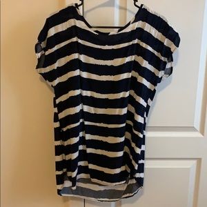 Forever 21 Navy and white striped top